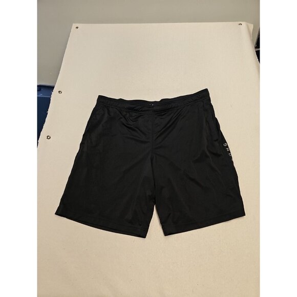 Nike Other - Nike Running Livestrong Shorts Black Yellow Dri-Fit L Athletics Drawstring